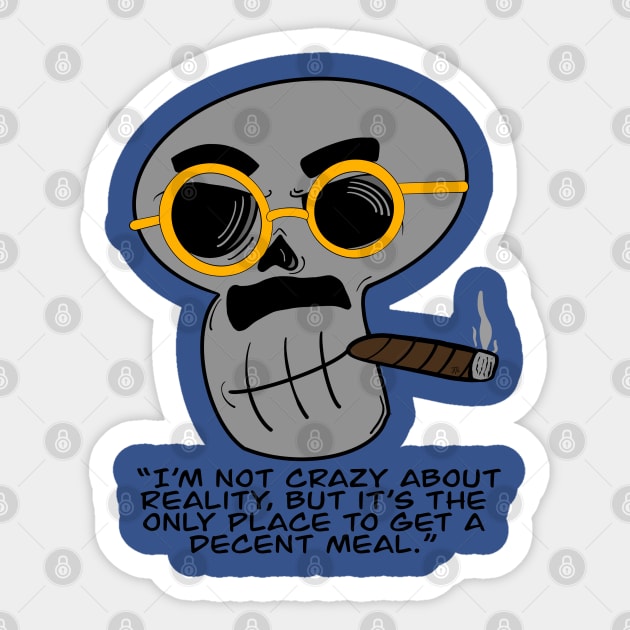 Groucho Skullz Sticker by Federation Skum Kosplay